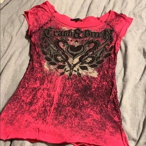 Crash and burn from buckle shirt size large